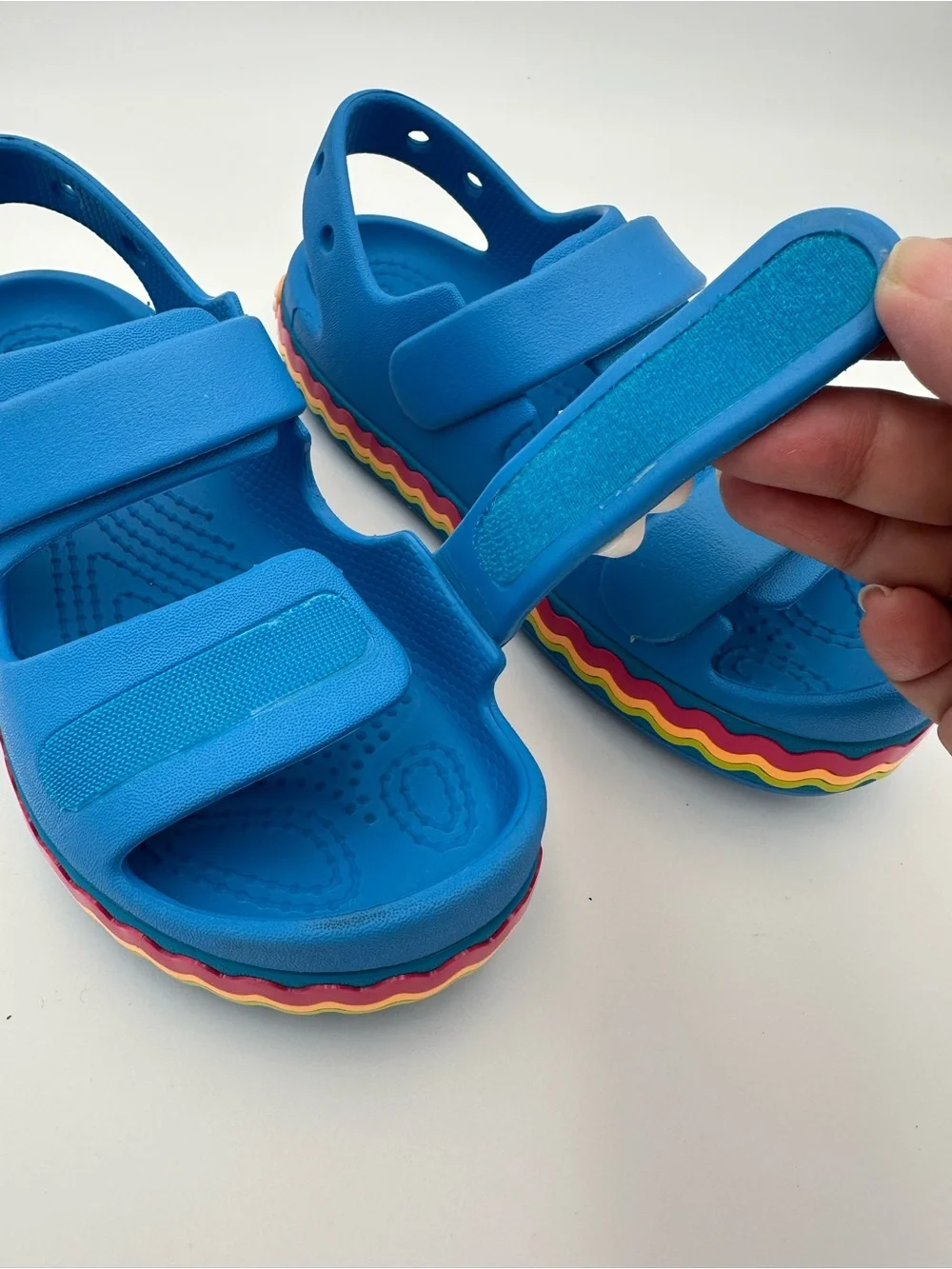CROCS Crocband Cruiser Ricrac Sandals Size C13